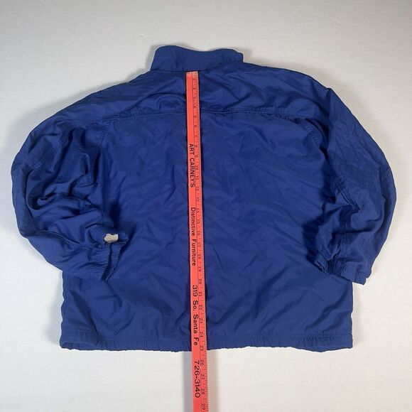 Vtg 1980s CA Sport Blue Polyester Ski‎ Jacket Cotton Lined Russian Made XL - Picture 10 of 12